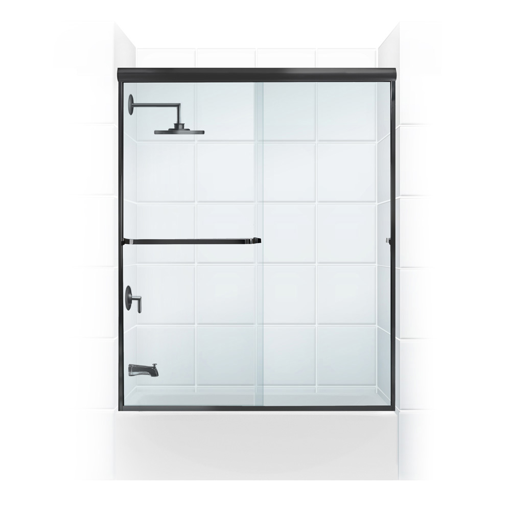 Paragon 3/16 B Series 56 in. x 55 in. SemiFramed Sliding Tub Door with
